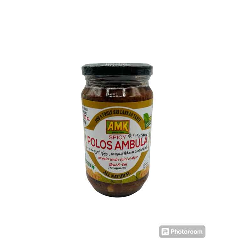 Sri Lankan Groceries USA AMK AMK Spicy Polos Ambula- 350g