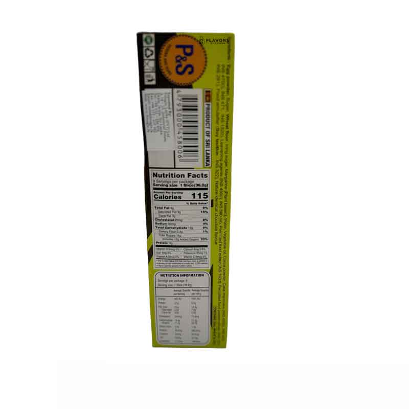 Sri Lankan Groceries USA Flavors of Ceylon Perera & Sons / P&S Chocolate Roll 325g (Pick-Up Only)